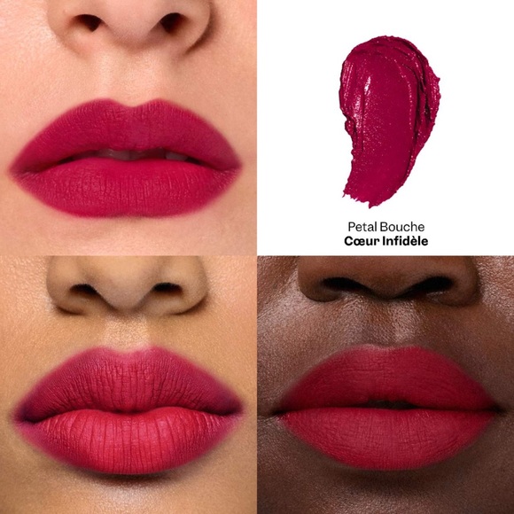 VIOLETTE_FR Matte rose petal Lipstick Trio Petal Bouche - Picture 4 of 5